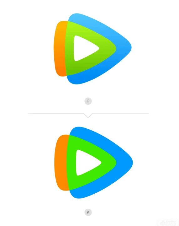 腾讯视频更新 LOGO,图标完全扁平化插图 腾讯视频更新 LOGO,图标完全扁平化插图