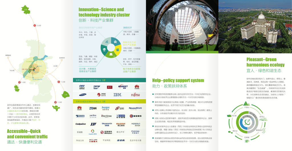 中国（南京）软件谷—折页设计插图1